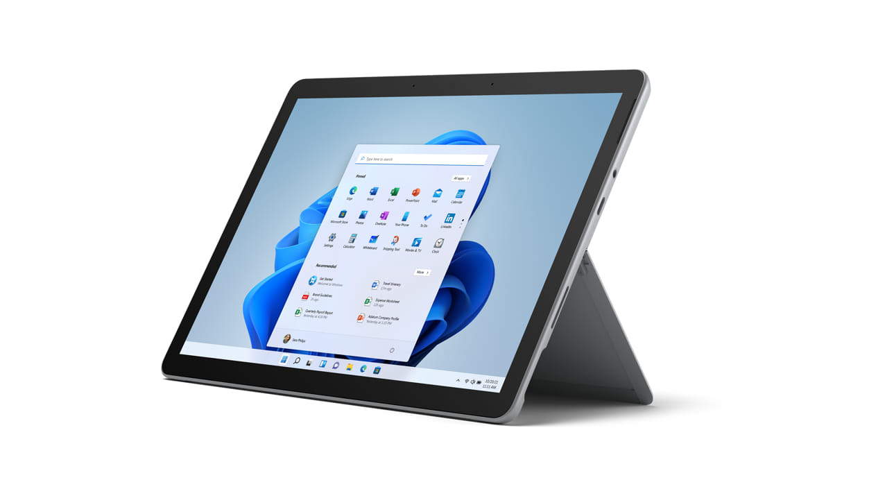 Microsoft Surface Go 3 64GB 10.5" Intel Pentium Gold 4 Wi-Fi 6E (802.11ax) Windows 10 Pro Platinum