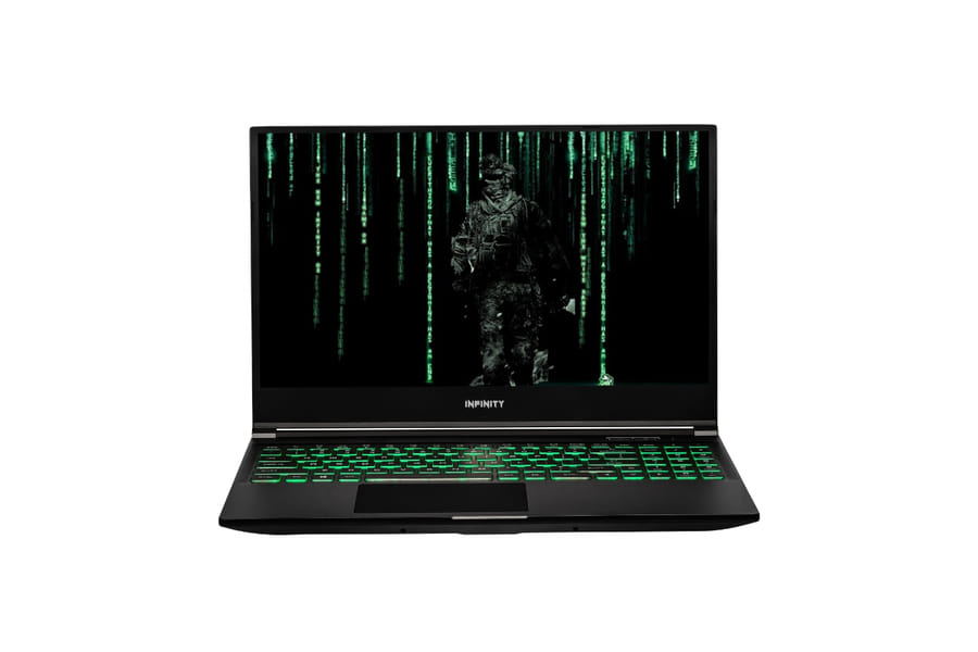 Infinity O5-5R7R6N-899 Notebook QHD Ryzen 5800H, 16GB RAM, 1TB SSD,  RTX 3060 Max-P Windows 10 Home Black