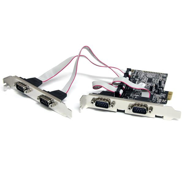 Startech 4-Port PCI Express RS232 Serial Adapter Card with 16550 UART