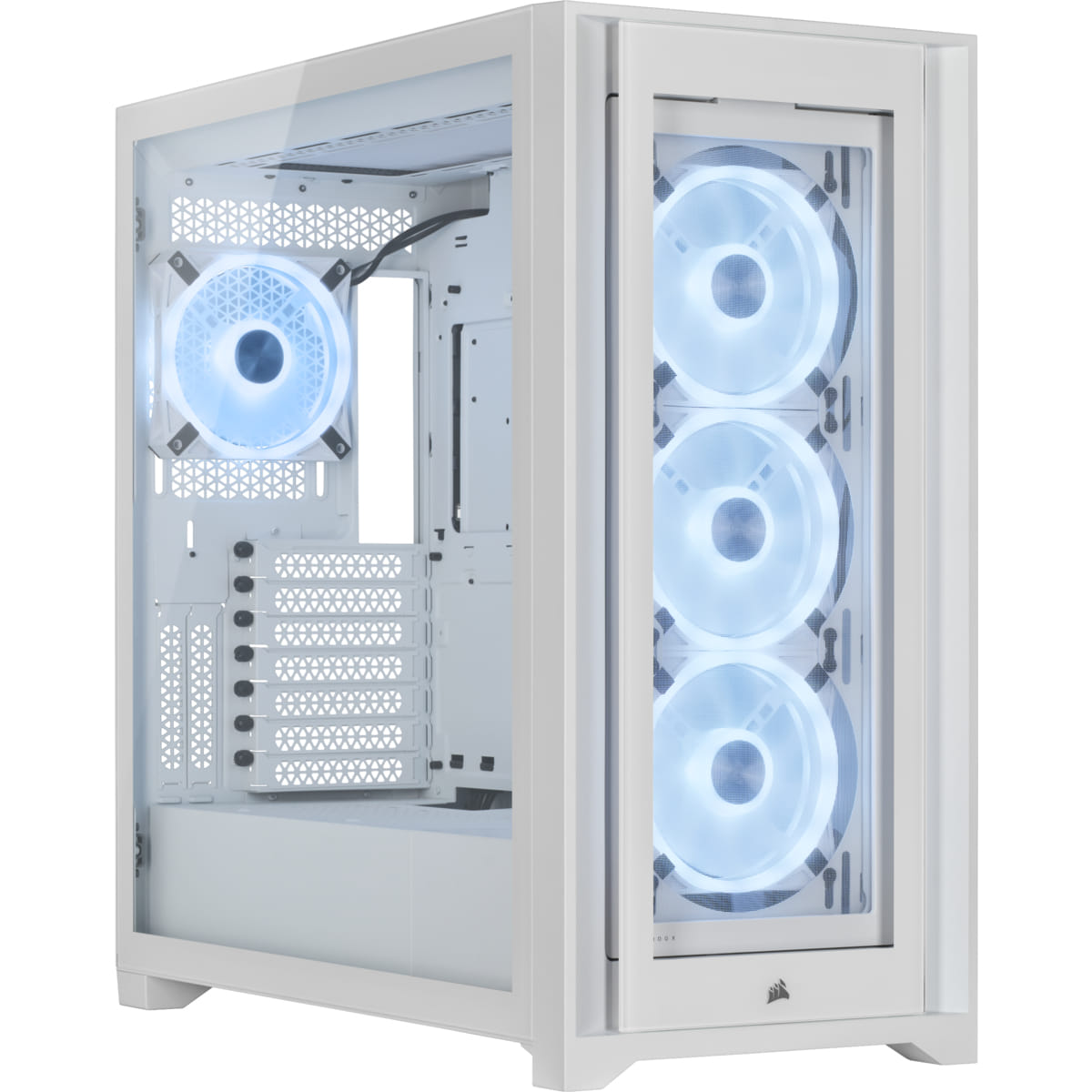 Corsair iCUE 5000X ATX RGB QL Edition Case - True White