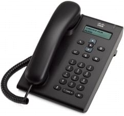 Cisco 3905 IP Phone Chocolate Wired Handset 1 lines