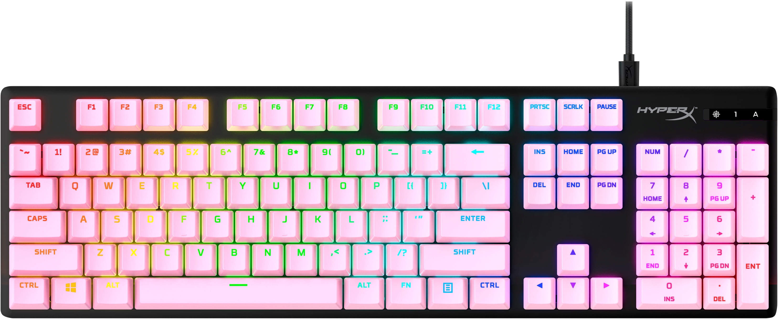 HP Full Keycaps Set Double Shot PBT - Pink