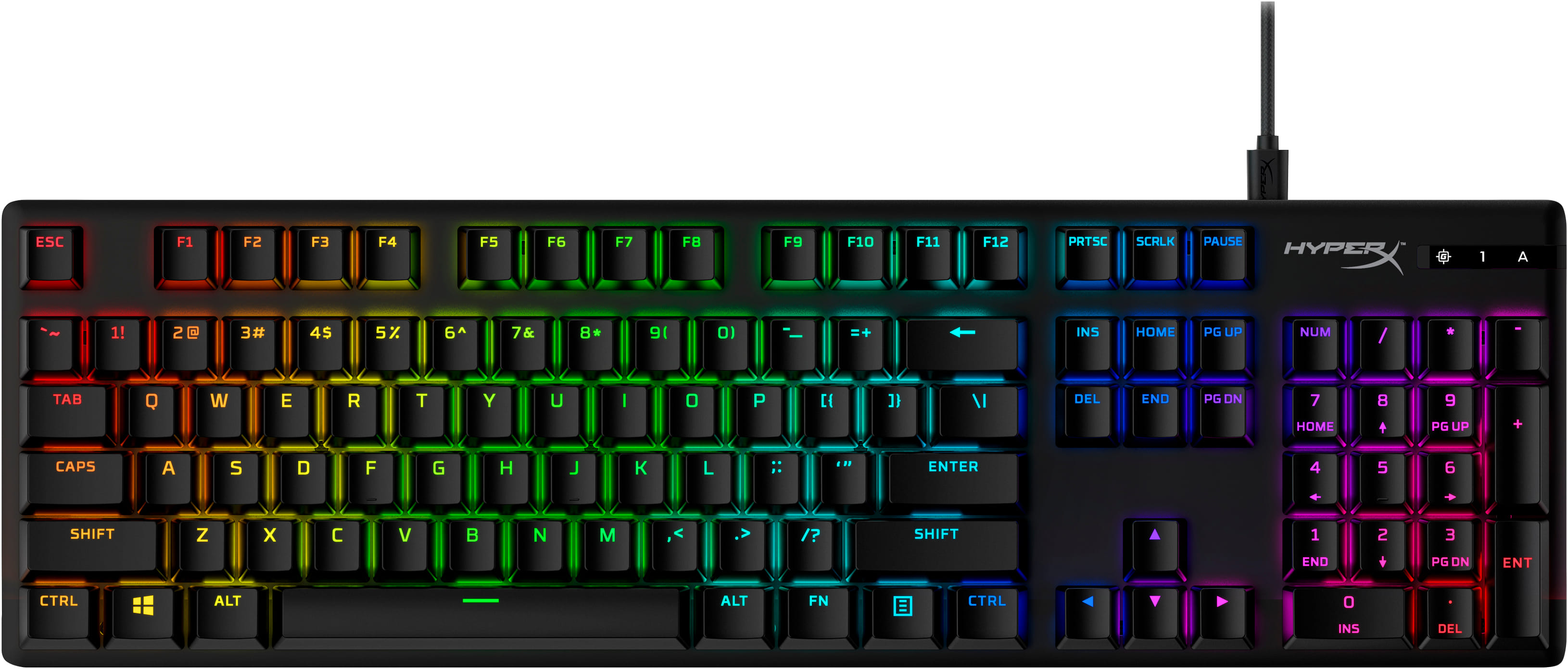 HP HyperX PBT Full Keycaps - Black