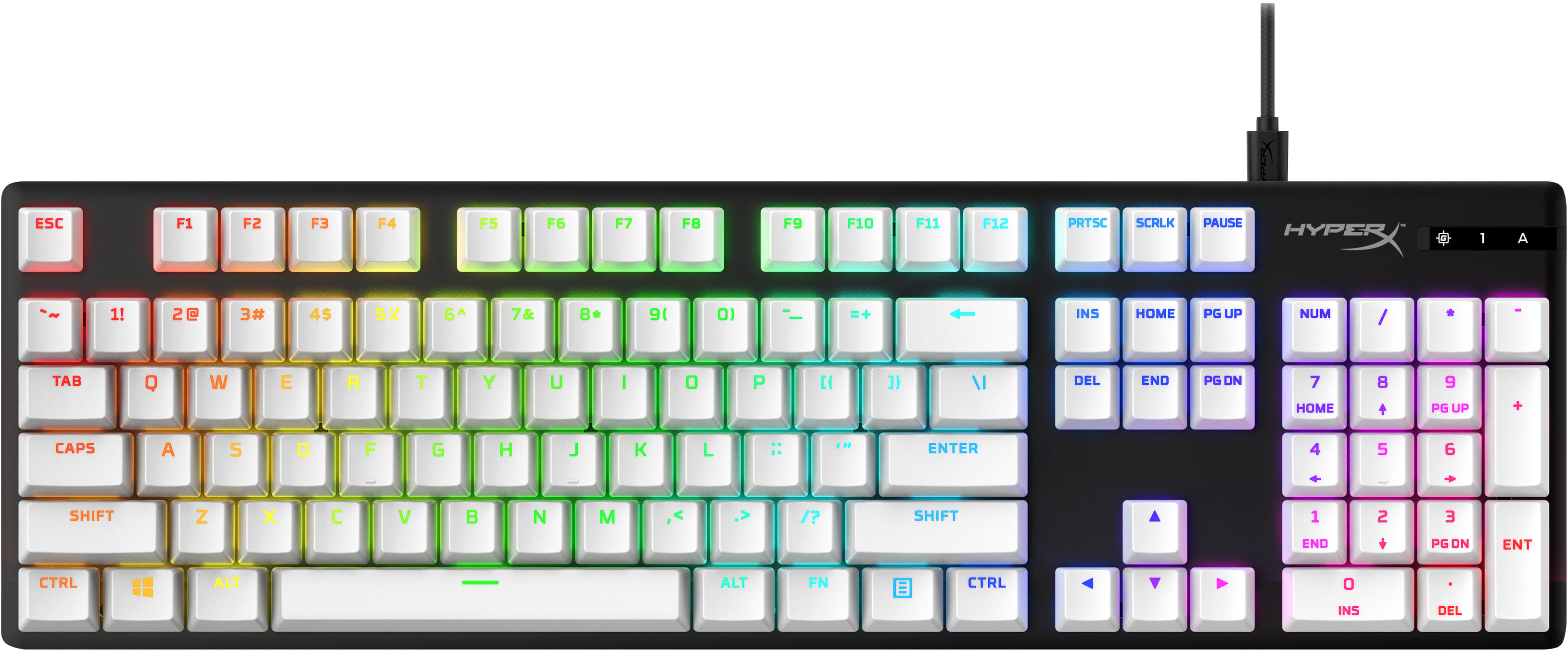HP HyperX PBT Full Keycaps - White