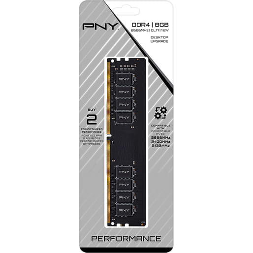 PNY 8GB(1x8GB) DDR4-2666 Desktop Memory1