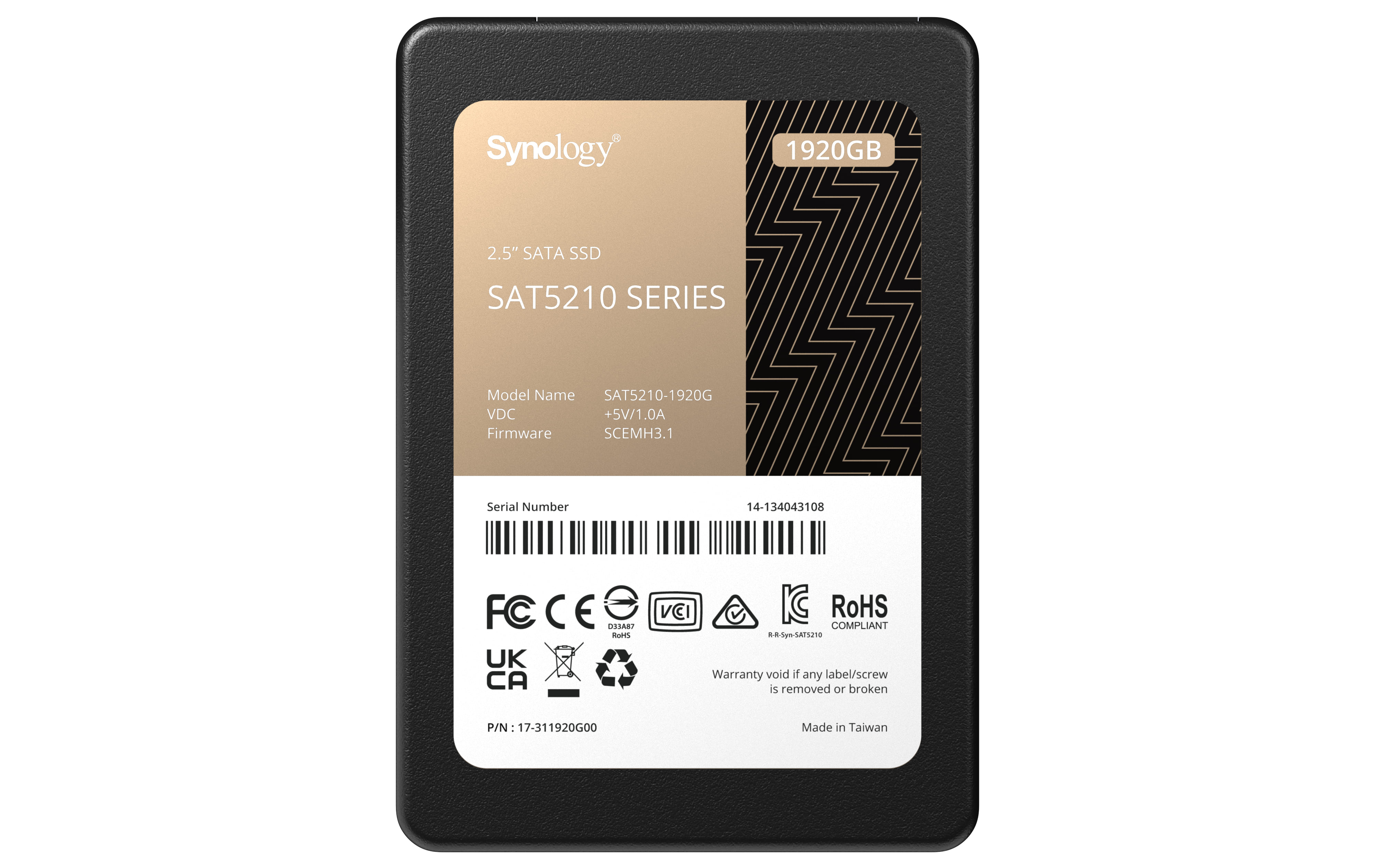 Synology SAT5210 1920GB 2.5" SATA SSD