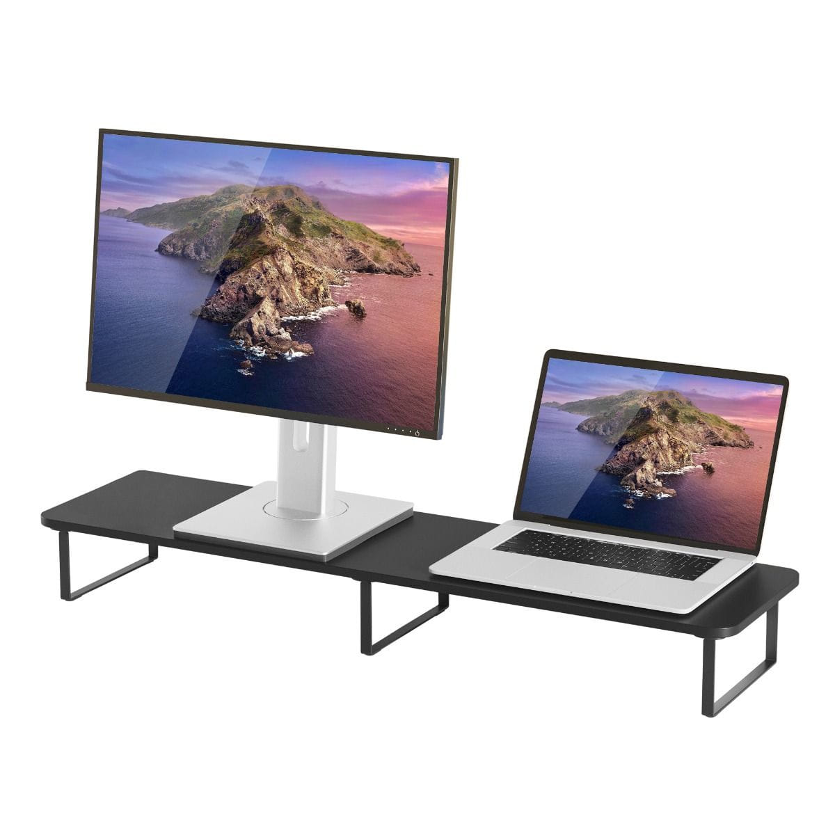 mbeat activiva Black Dual Monitor Riser