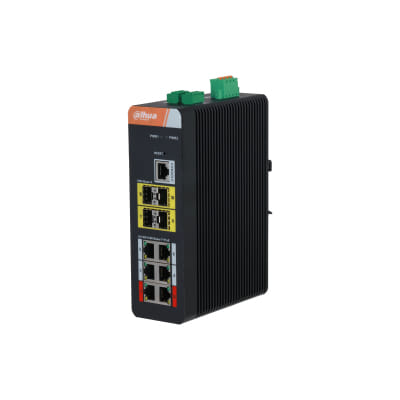 Dahua 10-Port Gigabit Industrial Switch 6xPOE
