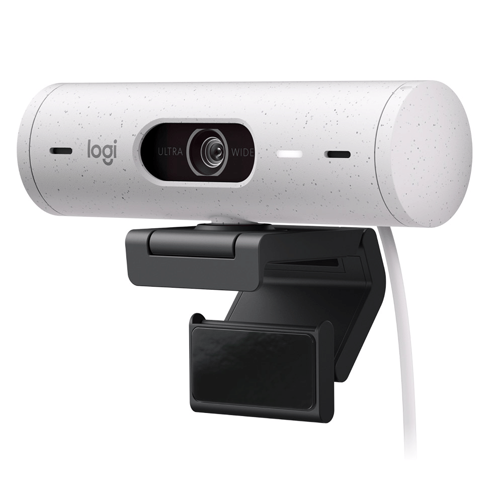 Logitech Brio 500 1080p HDR Webcam with Show Mode - Off-white