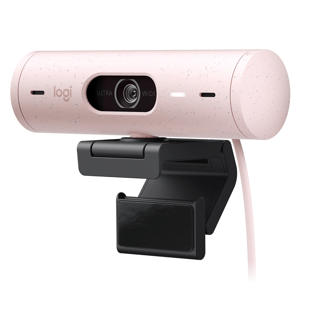 Logitech Brio 500 1080p HDR Webcam with Show Mode - Rose
