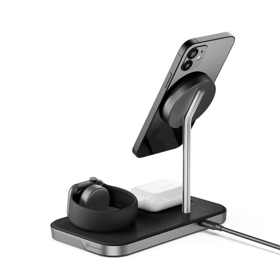 Alogic MagSpeed 3in1 Wireless 15W Charging Station