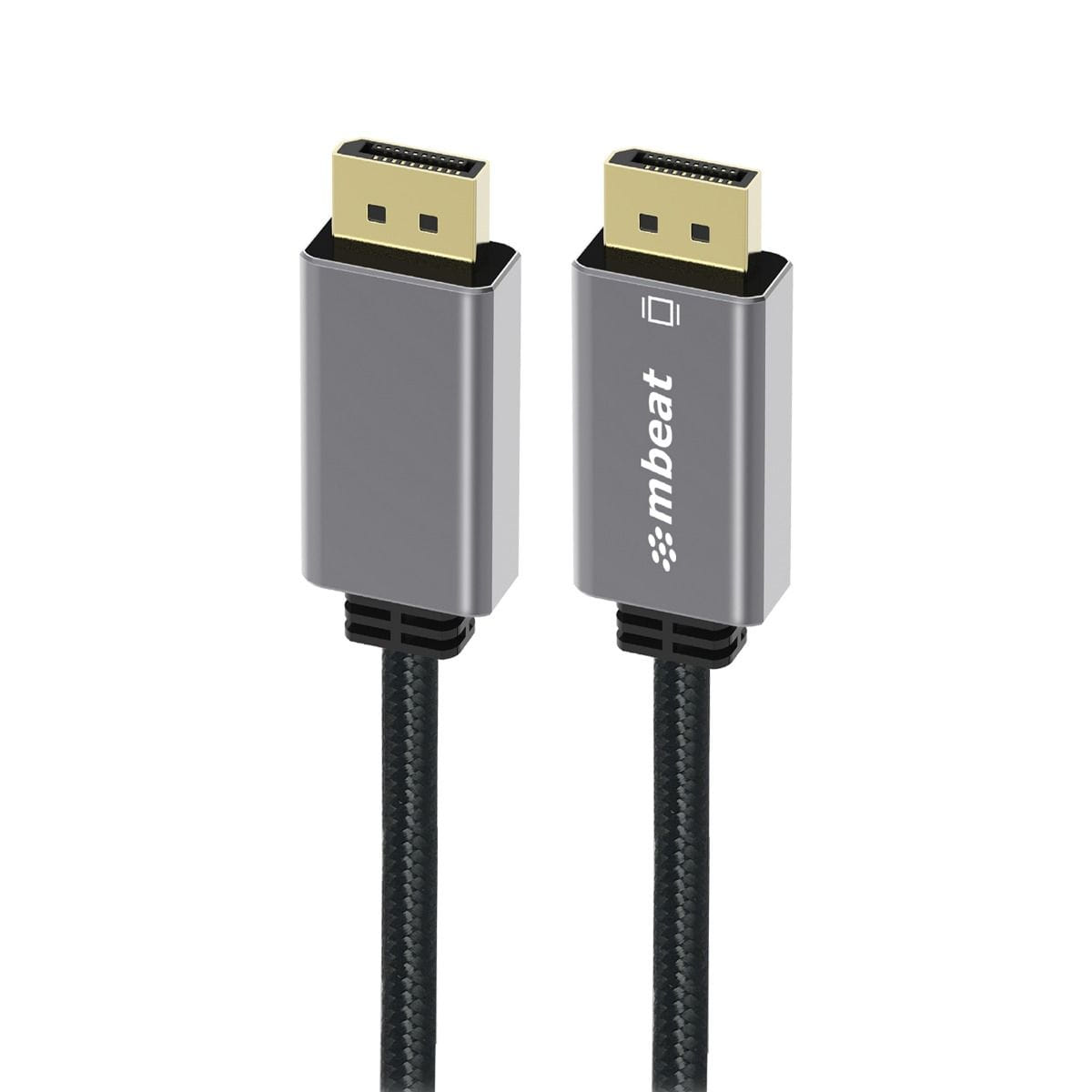Mbeat Tough Link 1.8m DisplayPort Cable v1.4 Space Grey