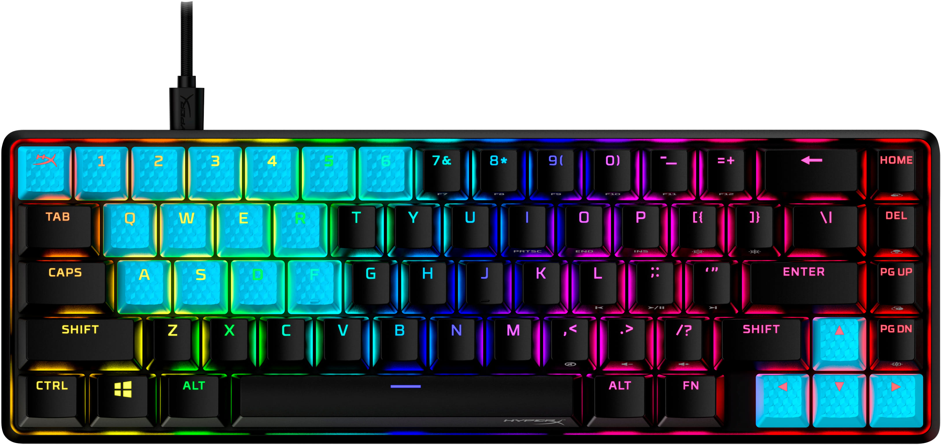 HP HyperX Rubber Keycaps - Blue
