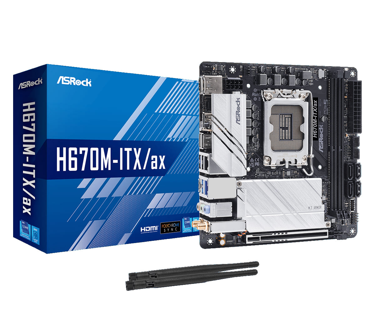 ASRock Intel Mini-ITX LGA 1700 Motherboard