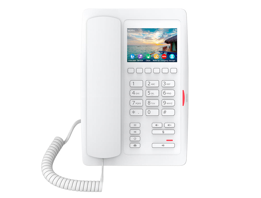 Fanvil H5W White IP Phone 3.5" PoE 2SIP Lines
