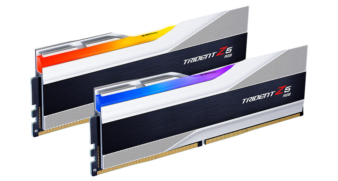 G.Skill Trident Z5 RGB CL40 32GB(2x16) DDR5-5600 Memory - White