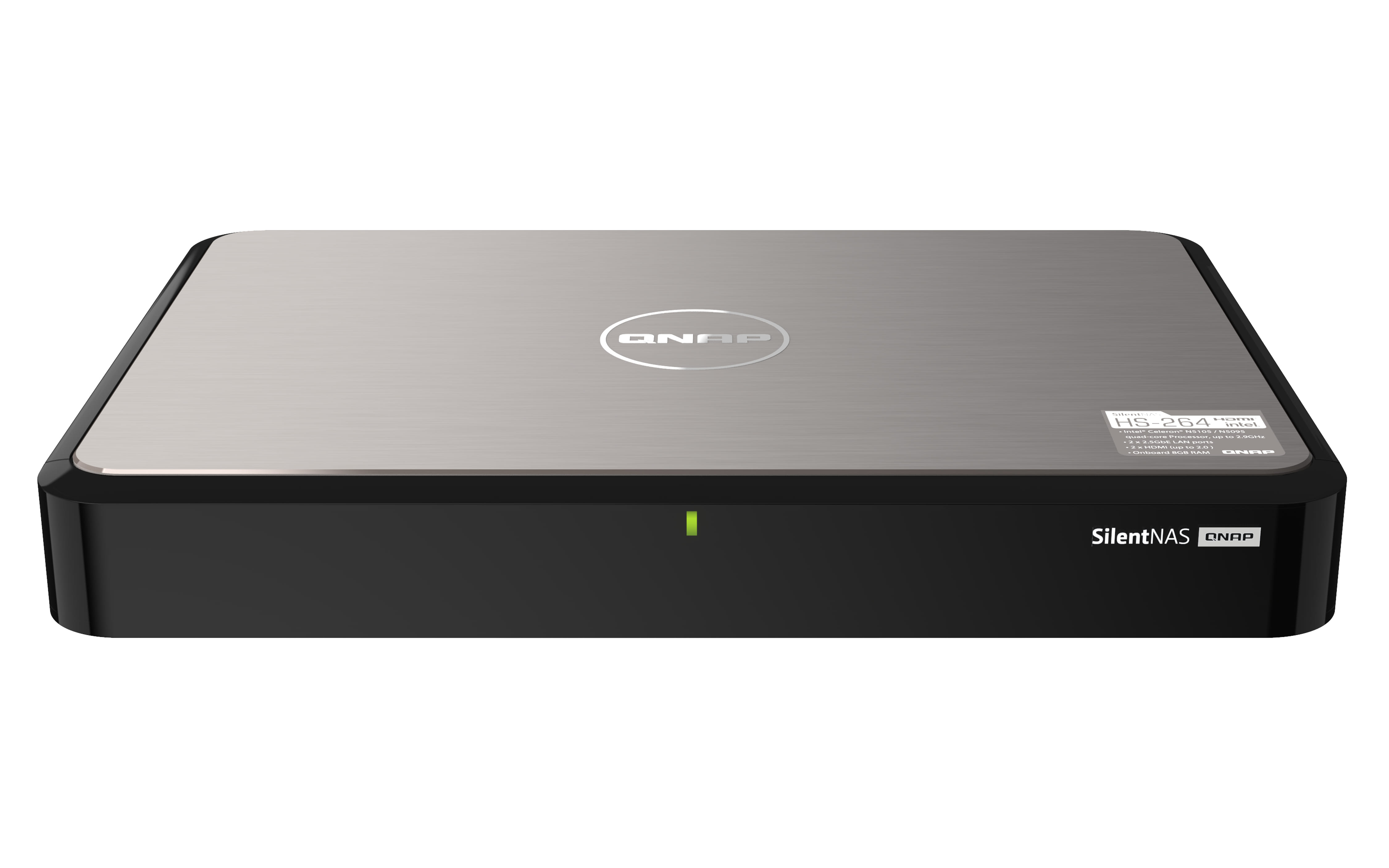 QNAP 2-Bay NAS N5105 8GB/2.5"/3.5" SATA Hard Drive Bay