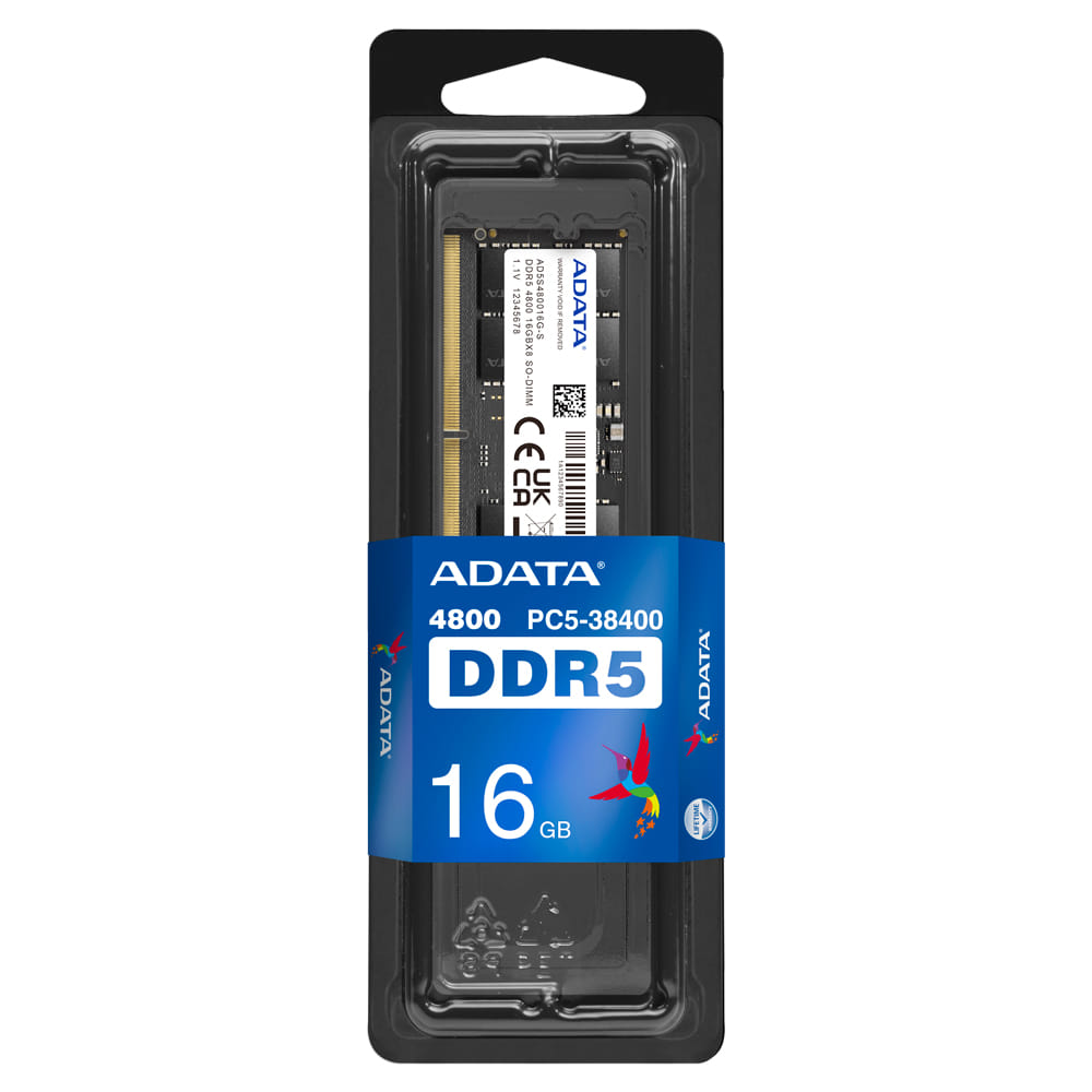 Adata 16GB (1x16GB) DDR5-4800 SODIMM Memory