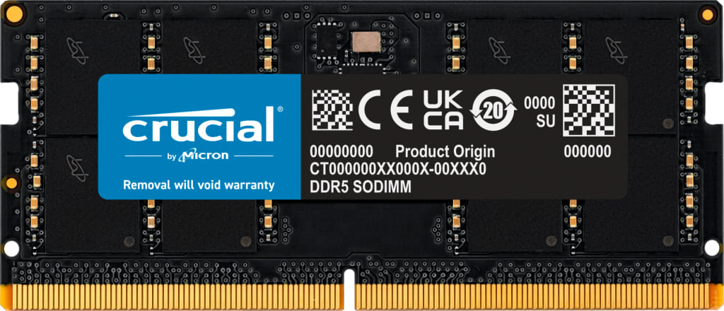 Crucial 32GB(1X32GB) DDR5-4800 SODIMM Memory