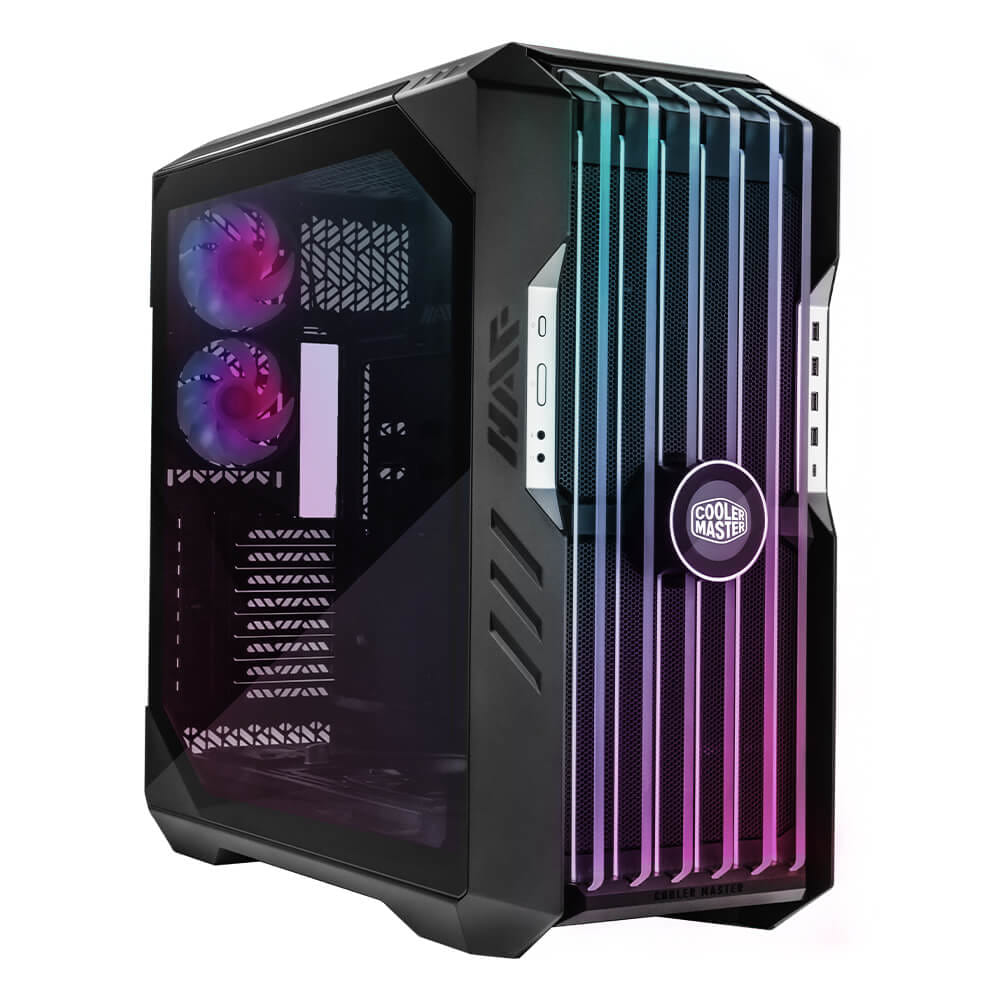 Coolermaster HAF 700 Evo Edge-Lit ARGB ATX Tempered Glass Case - Grey