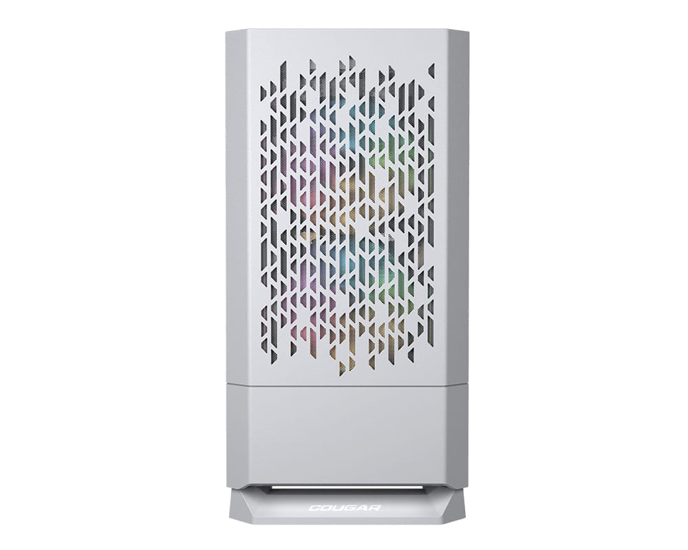 Cougar MG140 Air RGB Mini Tower Micro-ATX Case - White