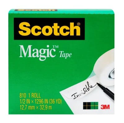 Scotch Magic Tape 810 12mmX33M Bx12