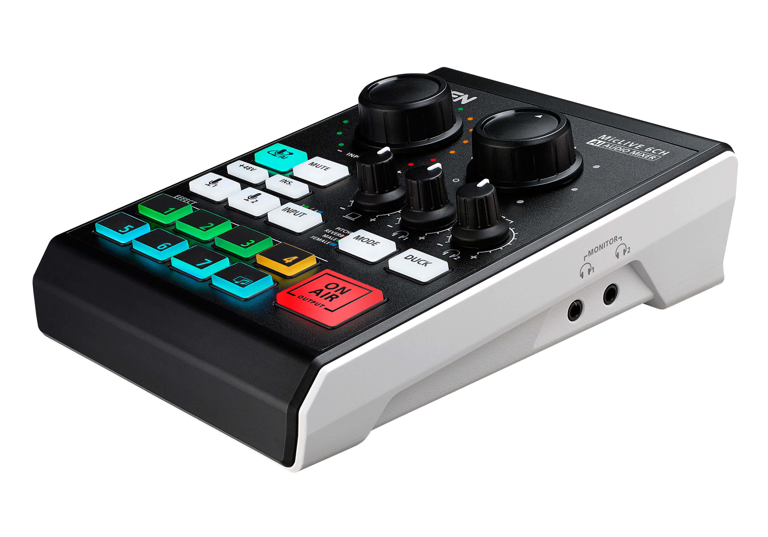 ATEN MicLIVE 6CH AI Audio Mixer