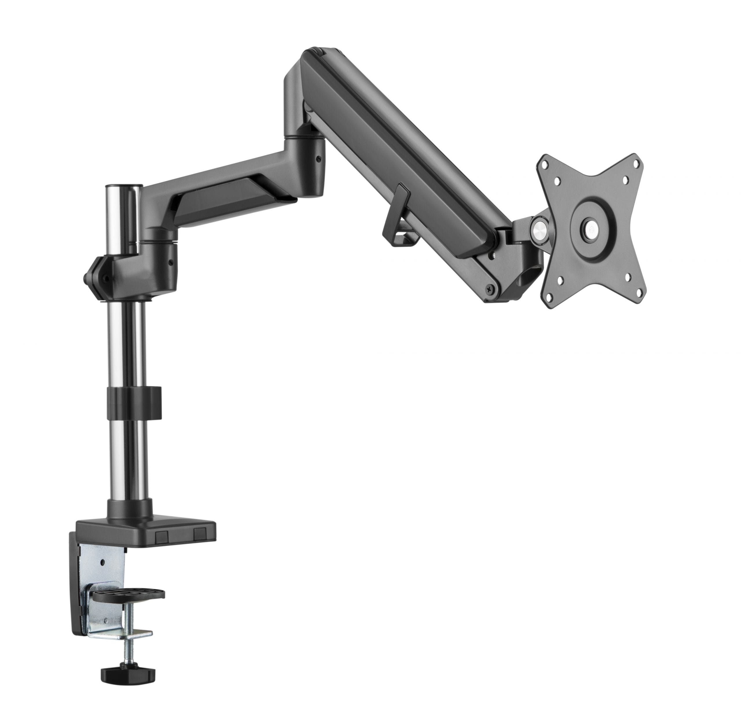 Brateck Single Monitor Pole-Mounted Space - Grey