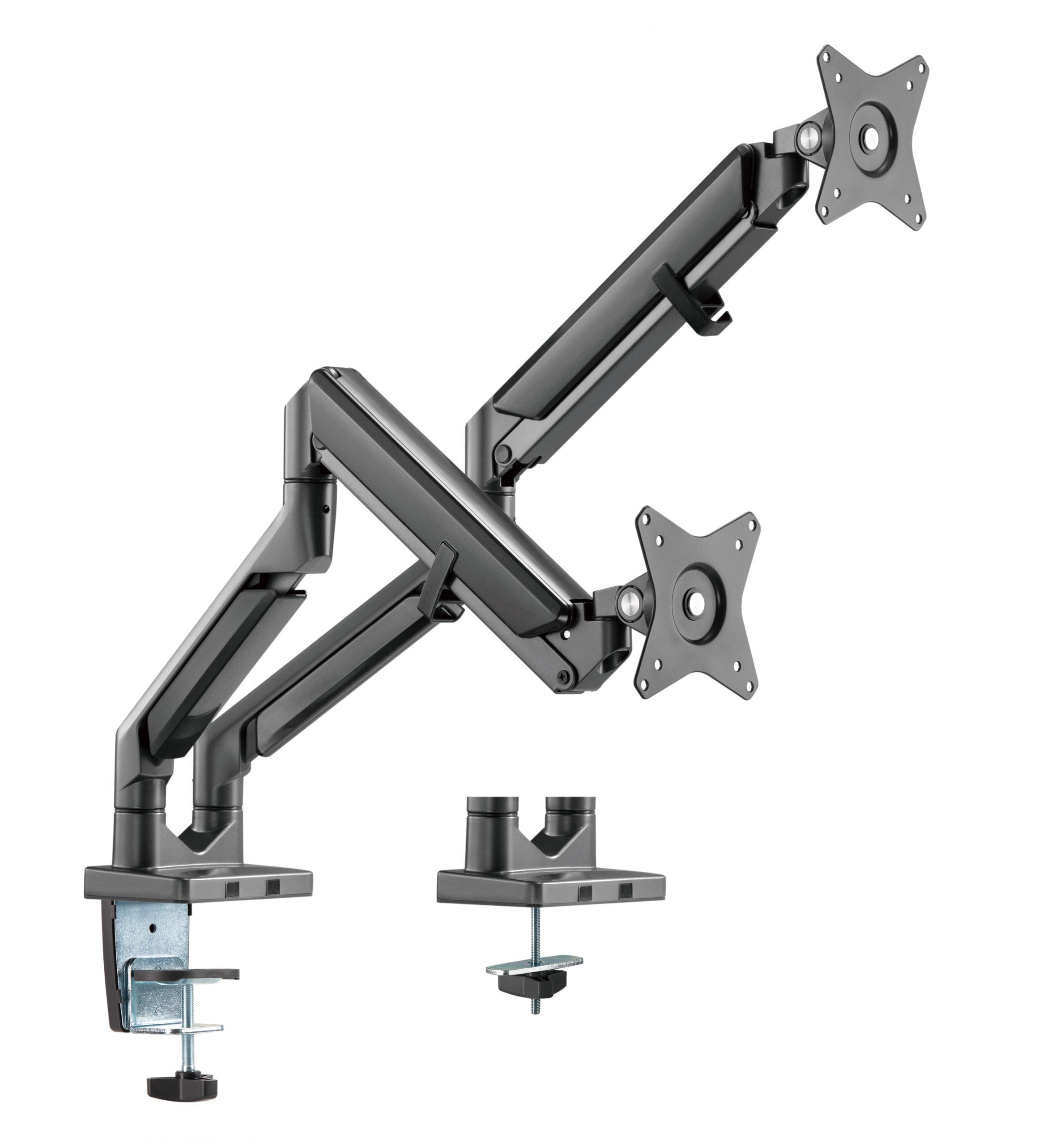 Brateck Dual Monitors Epic Gas Spring Space - Grey
