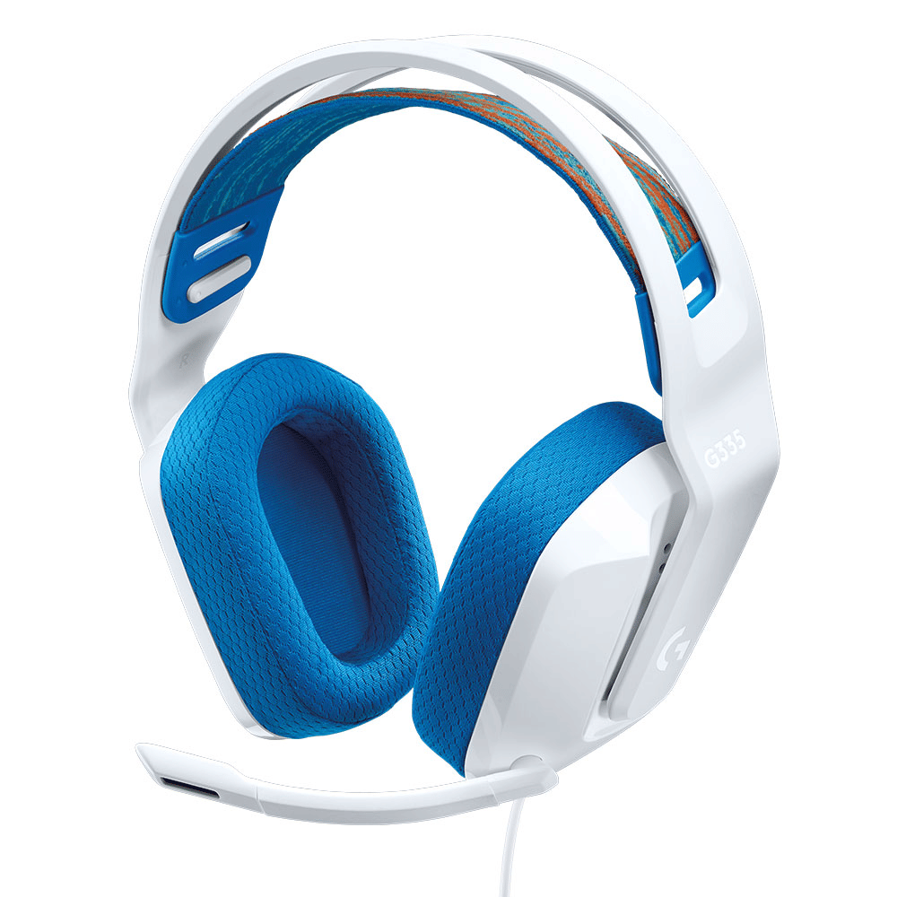 Logitech G335 Wired Gaming Headset - White