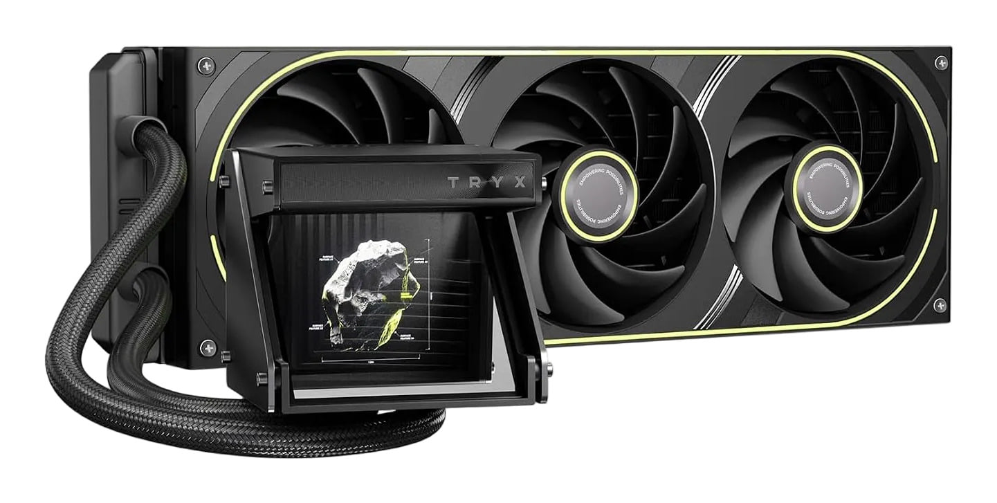 TRYX HOLO ARGB 360mm All-In-One Liquid Cooler - Black