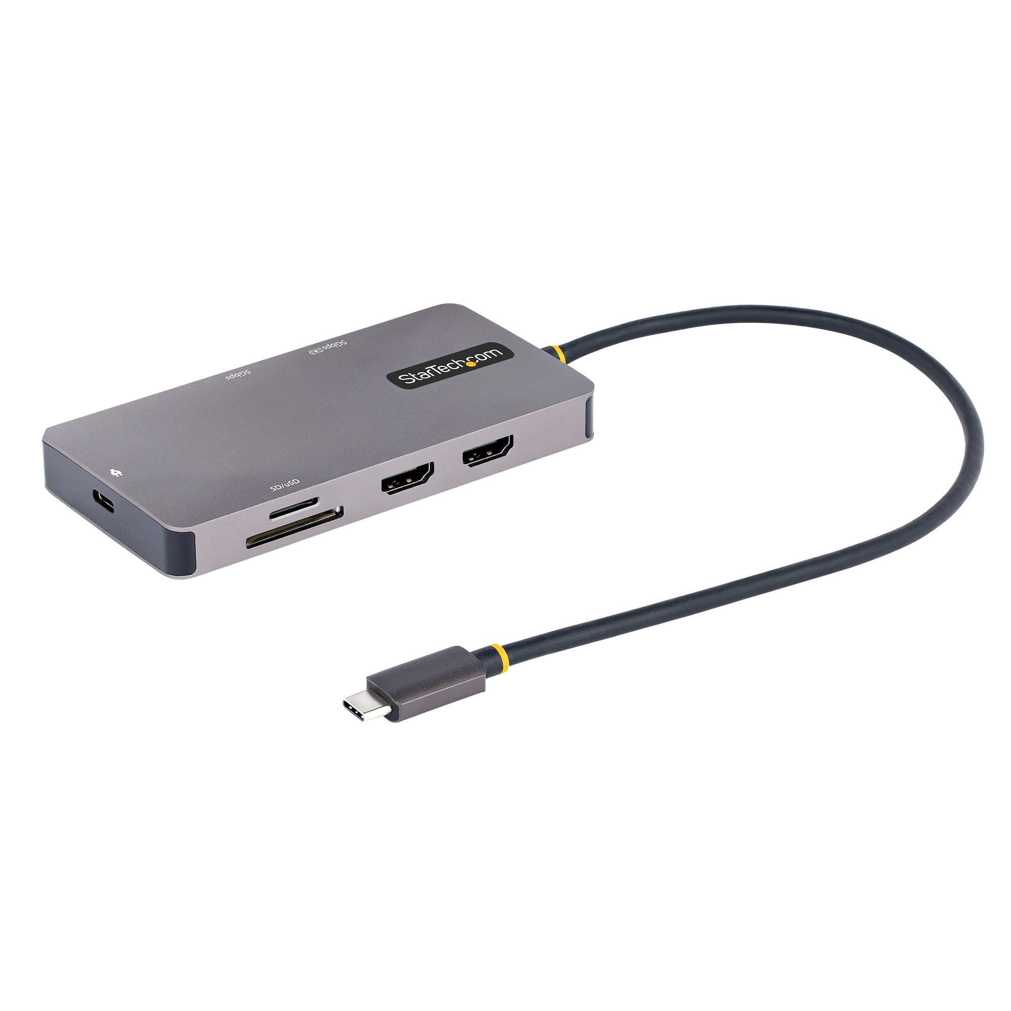 Startech USB C Multiport Adapter Dual 4K HDMI PD