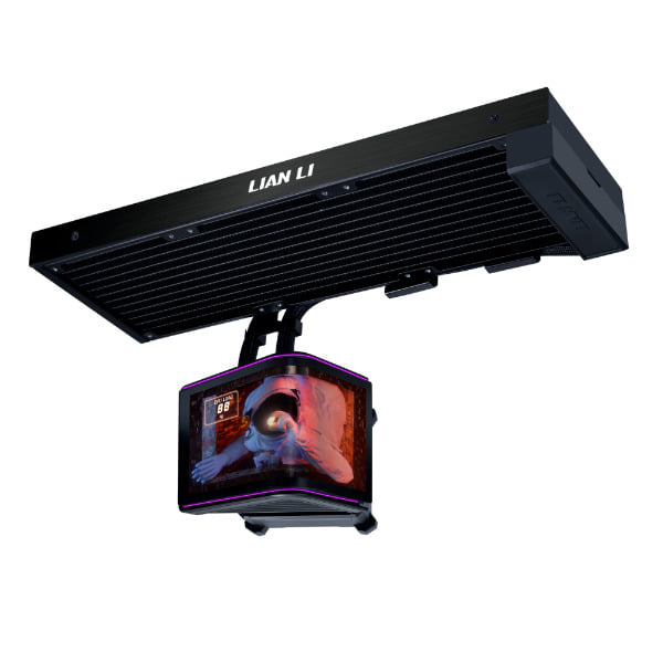 Lian Li Hydroshift II LCD Curved 360 CPU Cooler - Black