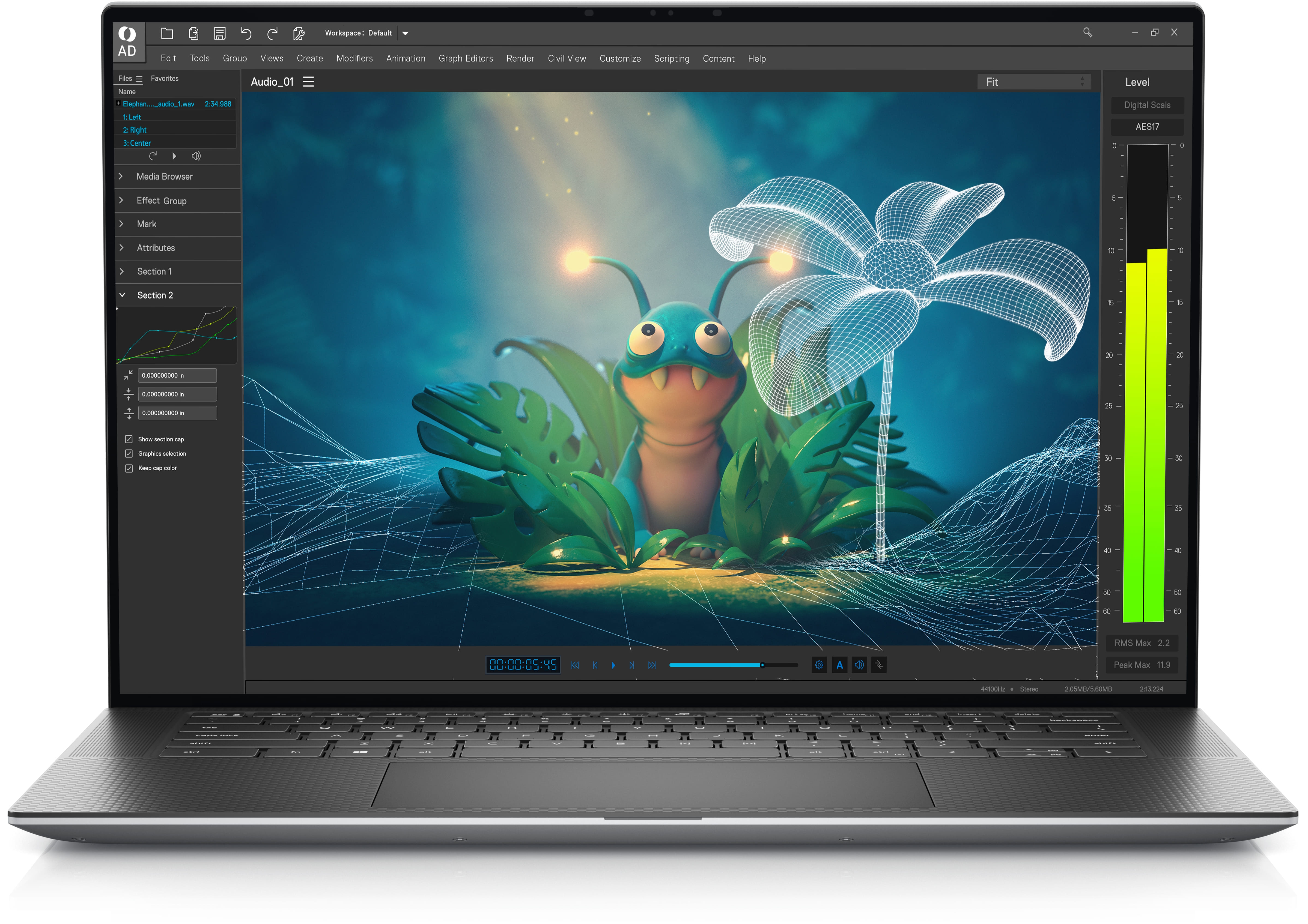 Dell Mobile Precision 5570 15.6" i9-12800H, 16GB RAM, 512GB SSD, RTX A1000, Windows 11 Pro