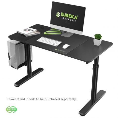 ONEX Eureka Ergonomic Mechanical CPU Desk - Black