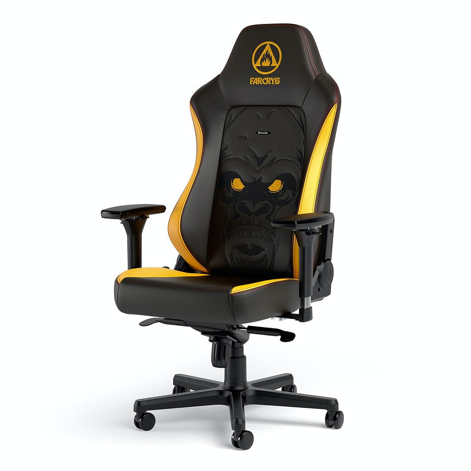 Noblechairs hero series pu faux leather best sale black gaming chair