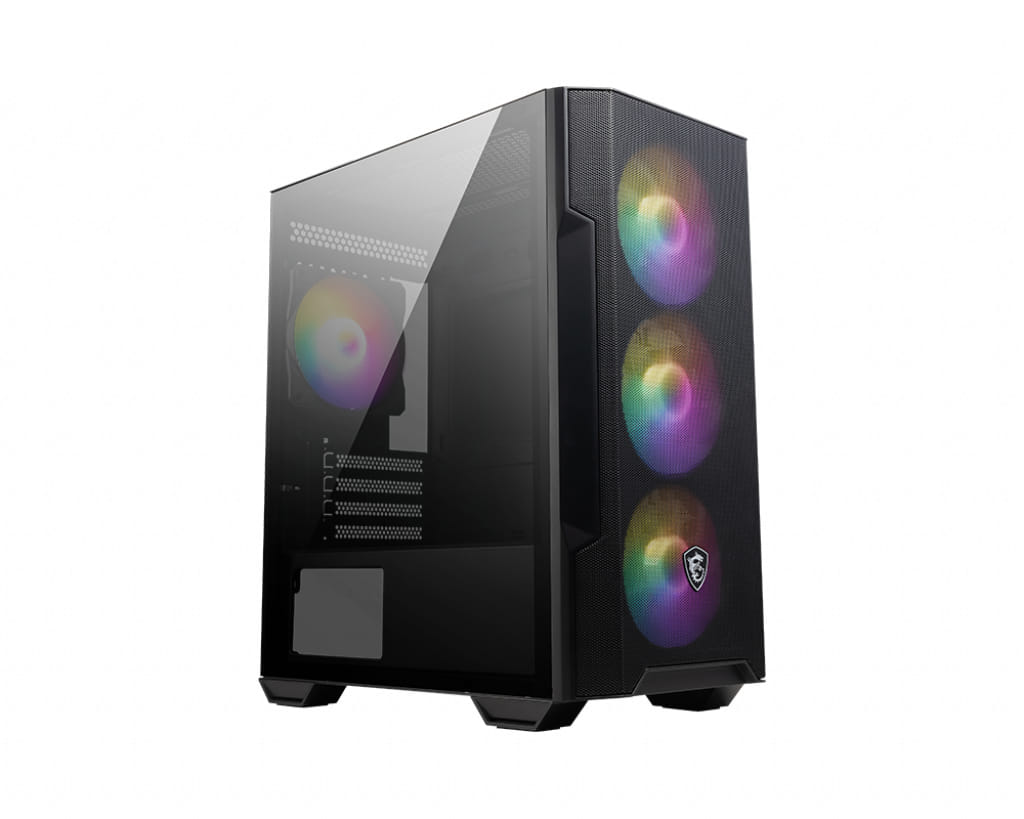MSI Mag Forge M100R Micro ATX Computer Case - Black
