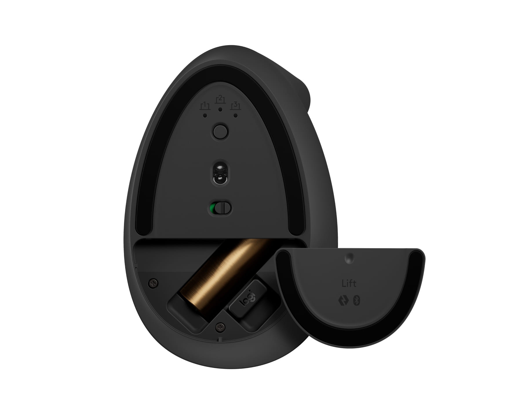 Logitech Lift Vertical Ergonomic Mouse - Graphite