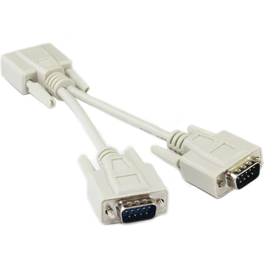 Db9m DB9F To 2 X DB9M Splitter Cable