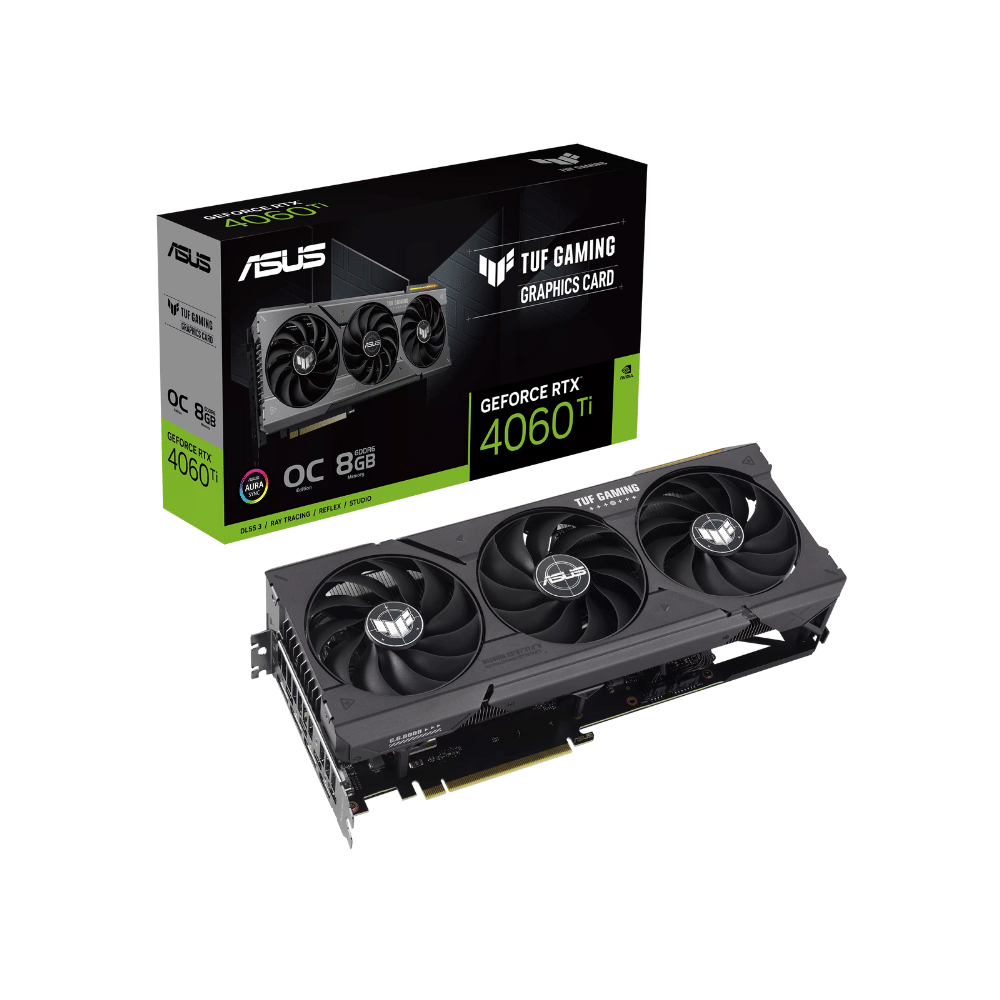 Asus TUF Gaming GeForce RTX 4060 Ti 8GB GDDR6 OC Edition Graphics Card