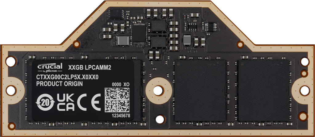 Crucial LPCAMM2 64GB DDR5-7500 Memory
