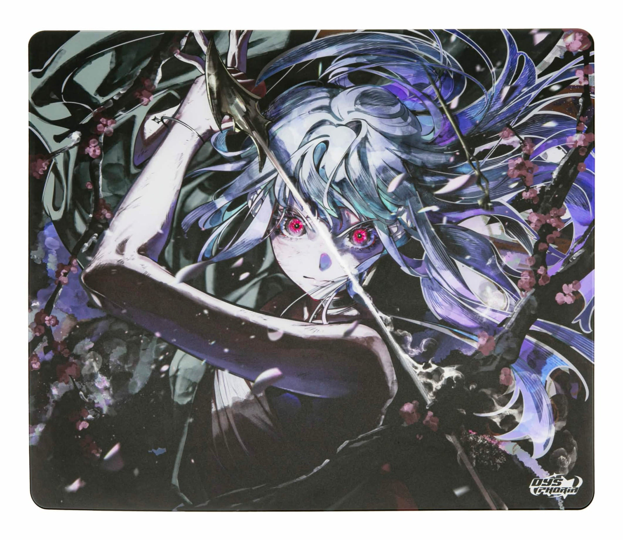 Arbiter Studio x DYSPHORIA 490x420mm Glass Mouse Pad - Sayo