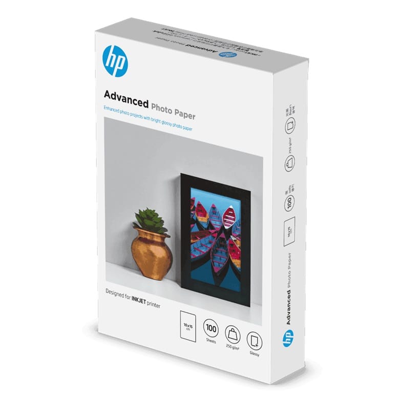 HP Photo Paper White Gloss FSC 10x15 100 Sheets