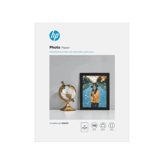 HP 9RR56A Photo Paper White Gloss A4