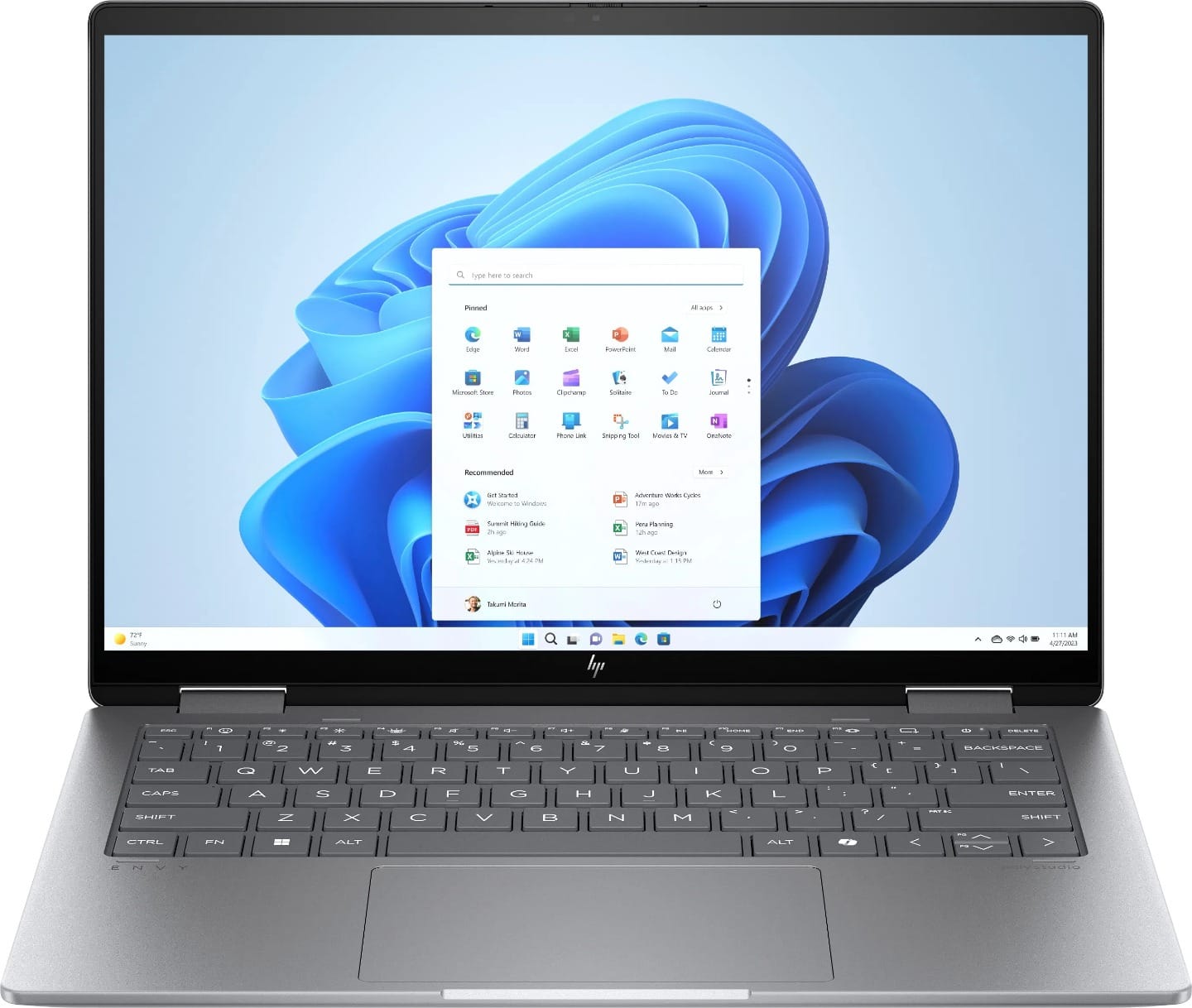 HP Envy X360 14" WUXGA Touchscreen Laptop, Ultra 7-155U, 16GB RAM, 1TB SSD, Windows 11 Home