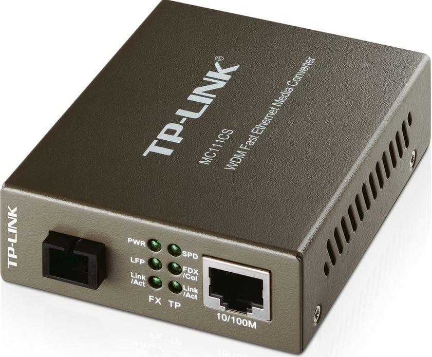 TP-Link MC111CS 10/100Mbps SC WDM Media Converter