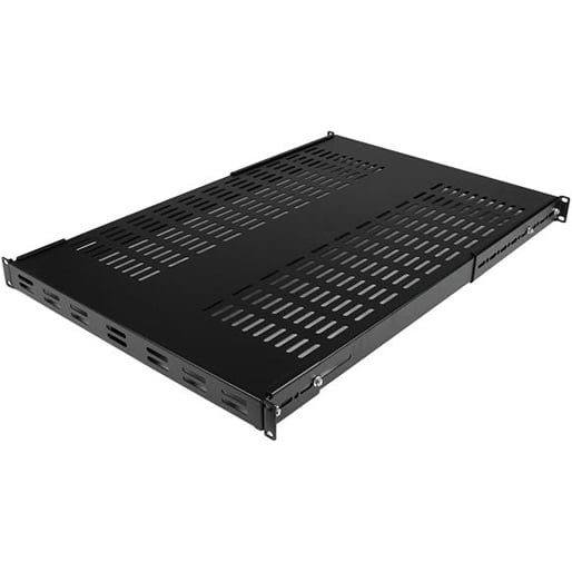Startech Terminal Rack StarTech 1U Adjustable Depth Vented Server Rack Shelf