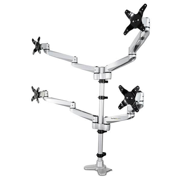 Quad Monitor Mount - Premium - For up to 27
