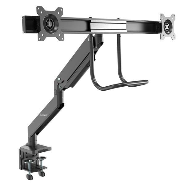 Dual Monitor Arm - Heavy Duty - Grommet/Desk Clamp Mount