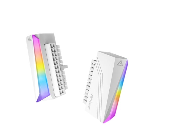 Antec 24 Pin 90 Degree ARGB Adapter White